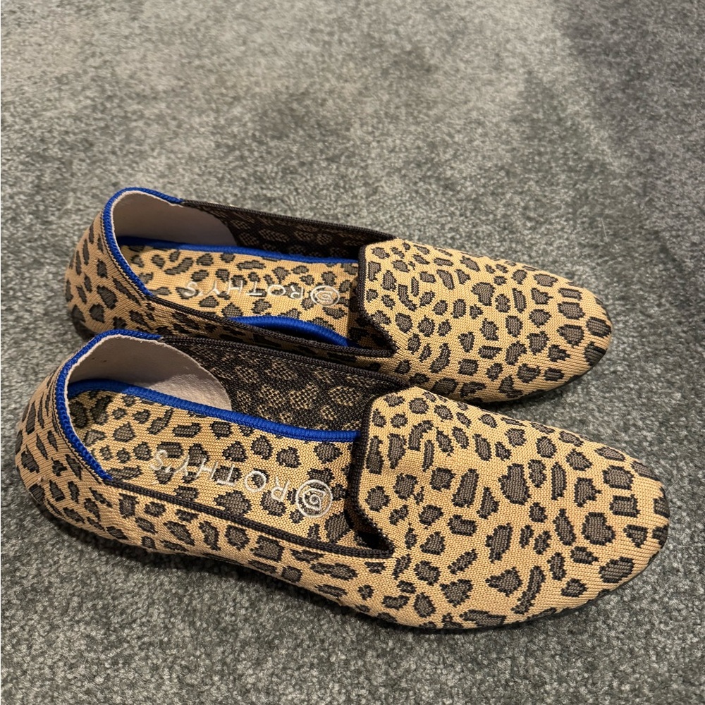 Rothy's The Loafer in Leopard Print